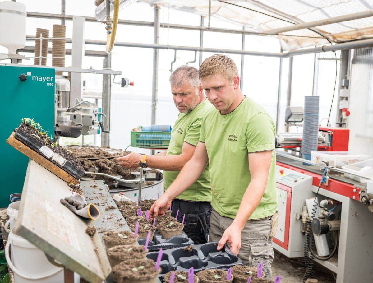 Verrottbare Töpfe von Gartenbau Winklhofer